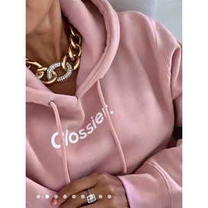 Glossier Pink Hoodie